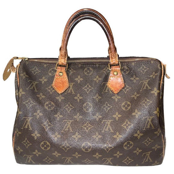 Louis Vuitton Handbags - LOUIS VUITTON Speedy 30 VI1902 Authentic Vintage Bag Satchel Purse + LV Lock/Key